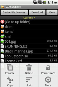 S3 file manager